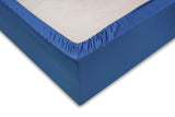 Hoeslaken Satinado Evening Blue - 100% Katoen-Satijn