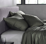 Kussensloop Satinado Army Green - 100% Katoen-Satijn