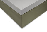 Topper Hoeslaken Satinado Ash Grey - 100% Katoen-Satijn