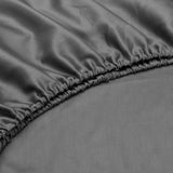 Hoeslaken Satinado Classic Anthracite - 100% Katoen-Satijn