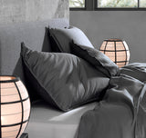 Kussensloop Satinado Classic Anthracite - 100% Katoen-Satijn