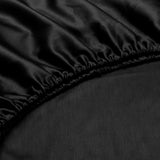 Hoeslaken Satinado Night Black - 100% Katoen-Satijn