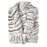 Badjas Siberian White Tijger Grey - 100% Polyester