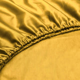 Hoeslaken Satinado Ochre Gold - 100% Katoen-Satijn