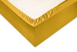 Hoeslaken Satinado Ochre Gold - 100% Katoen-Satijn