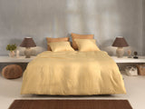 Dekbedovertrek Lino Aspen Yellow - 100% Katoen