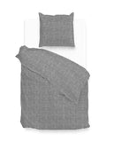 Dekbedovertrek Lino Dark Grey - 100% Katoen