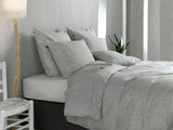 Dekbedovertrek Paisley di Lino Dove Grey - 100% Katoen