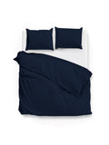 Dekbedovertrek Satinado Navy Blue - 100% Katoen-Satijn