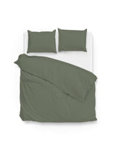 Dekbedovertrek Satinado Army Green - 100% Katoen-Satijn