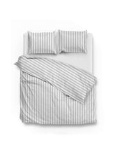 Dekbedovertrek Banda di Lino Dove Grey - 100% Katoen