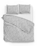 Dekbedovertrek Fiori di Satinado Ash Grey - 100% Katoen-Satijn