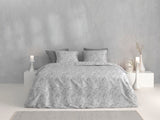Dekbedovertrek Fiori di Satinado Ash Grey - 100% Katoen-Satijn
