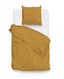 Dekbedovertrek Fiori di Satinado Ochre Gold - 100% Katoen-Satijn