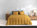 Dekbedovertrek Fiori di Satinado Ochre Gold - 100% Katoen-Satijn