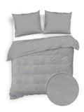 Dekbedovertrek Velluto a Coste Lava Grey - 100% Katoen