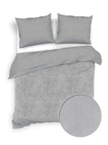 Dekbedovertrek Velluto Lava Grey - 100% Katoen