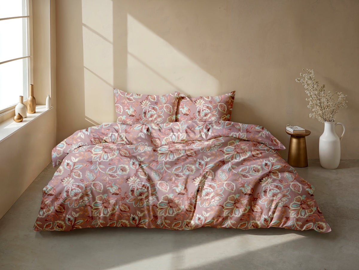 Zohome Online Exclusive Dekbedovertrek Franca Pink - 100% Microvezel