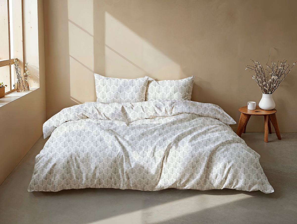 Zohome Online Exclusive Dekbedovertrek Vittoria Grey - 100% Microvezel
