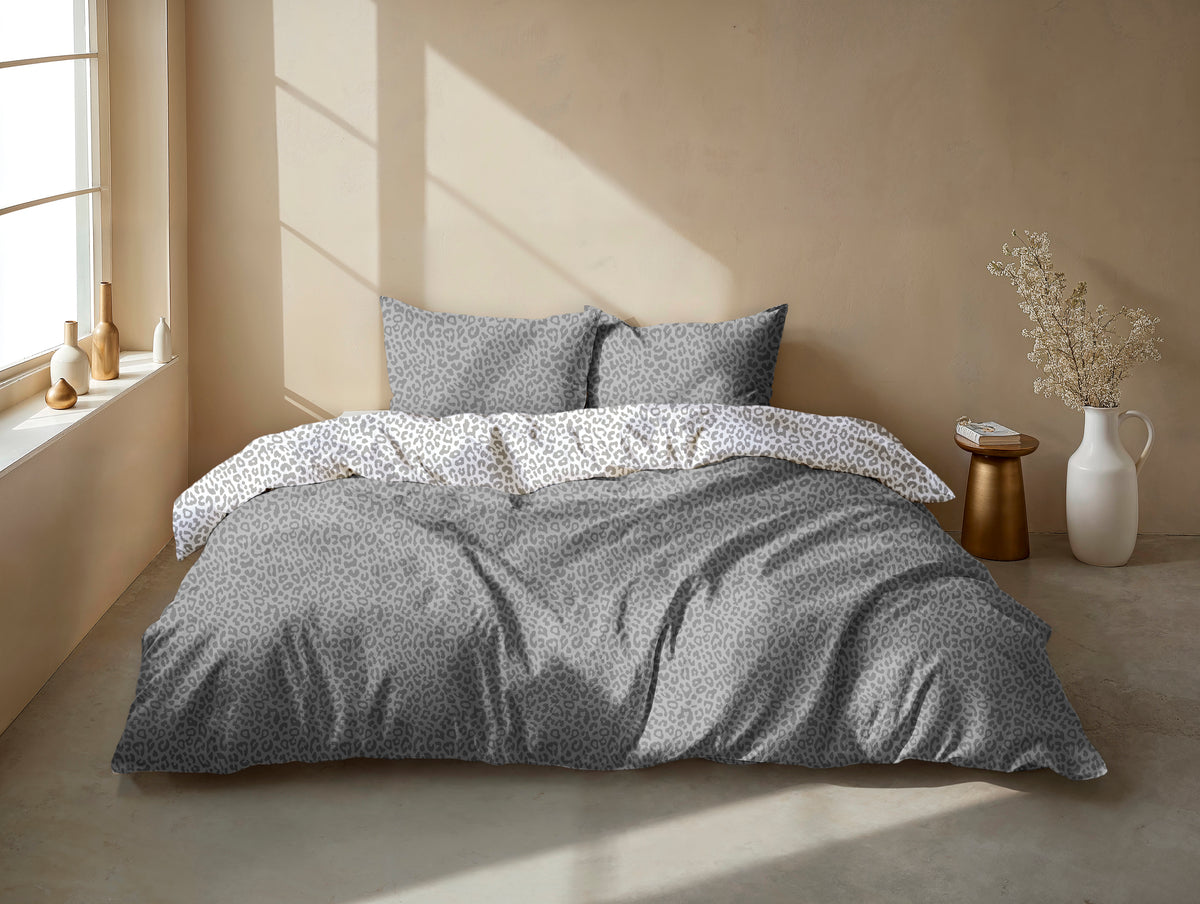 Zohome Online Exclusive Dekbedovertrek Pantera Grey - 100% Microvezel