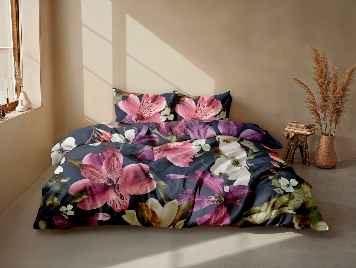 Zohome Online Exclusive Dekbedovertrek Nicola Purple - 100% Microvezel