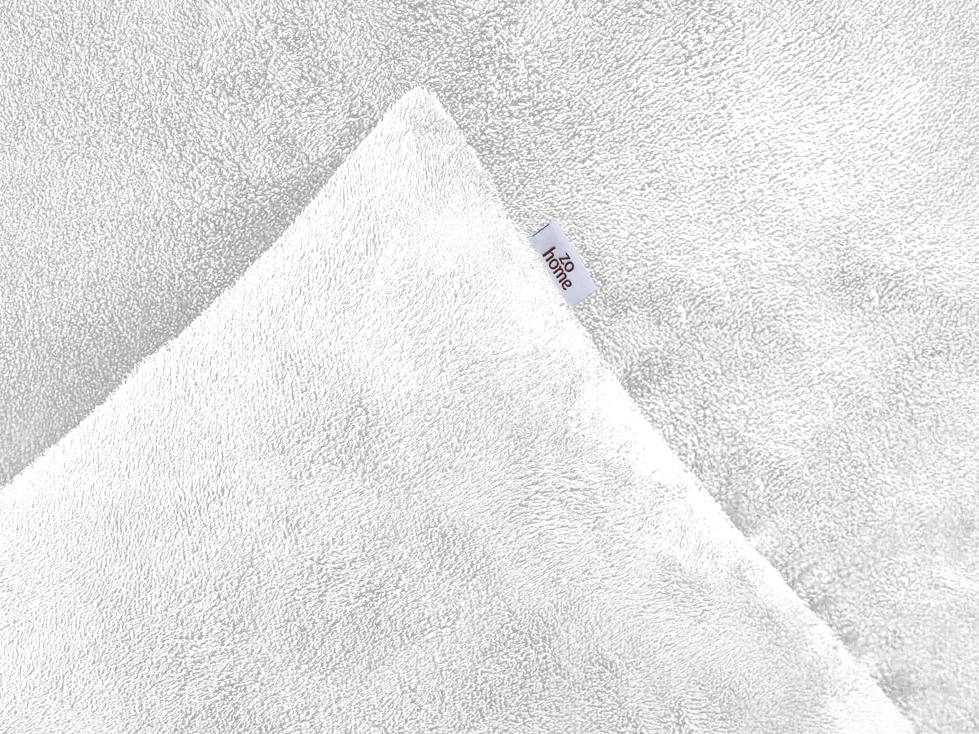 Zohome Dekbedovertrek Pile di Flanella White - 100% Microvezel - 140x200 cm