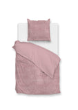 Zohome Dekbedovertrek Pile di Flanella Shady Pink - 100% Microvezel - 140x200 cm