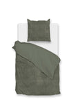 Zohome Dekbedovertrek Pile di Flanella Army Green - 100% Microvezel - 140x200 cm