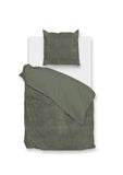 Zohome Dekbedovertrek Pile di Flanella Army Green - 100% Microvezel - 140x200 cm