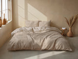 Zohome Dekbedovertrek Pile di Flanella Forest Sand - 100% Microvezel - 140x200 cm