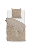 Zohome Dekbedovertrek Pile di Flanella Forest Sand - 100% Microvezel - 140x200 cm