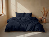 Zohome Dekbedovertrek Pile di Sherpa Navy Blue - 100% Microvezel - sfeer/detail 1