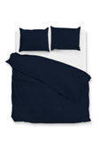Zohome Dekbedovertrek Pile di Sherpa Navy Blue - 100% Microvezel - 200x200-220 cm
