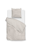 Zohome Dekbedovertrek Pile di Ribcord Off-White - 100% Microvezel - 140x200 cm