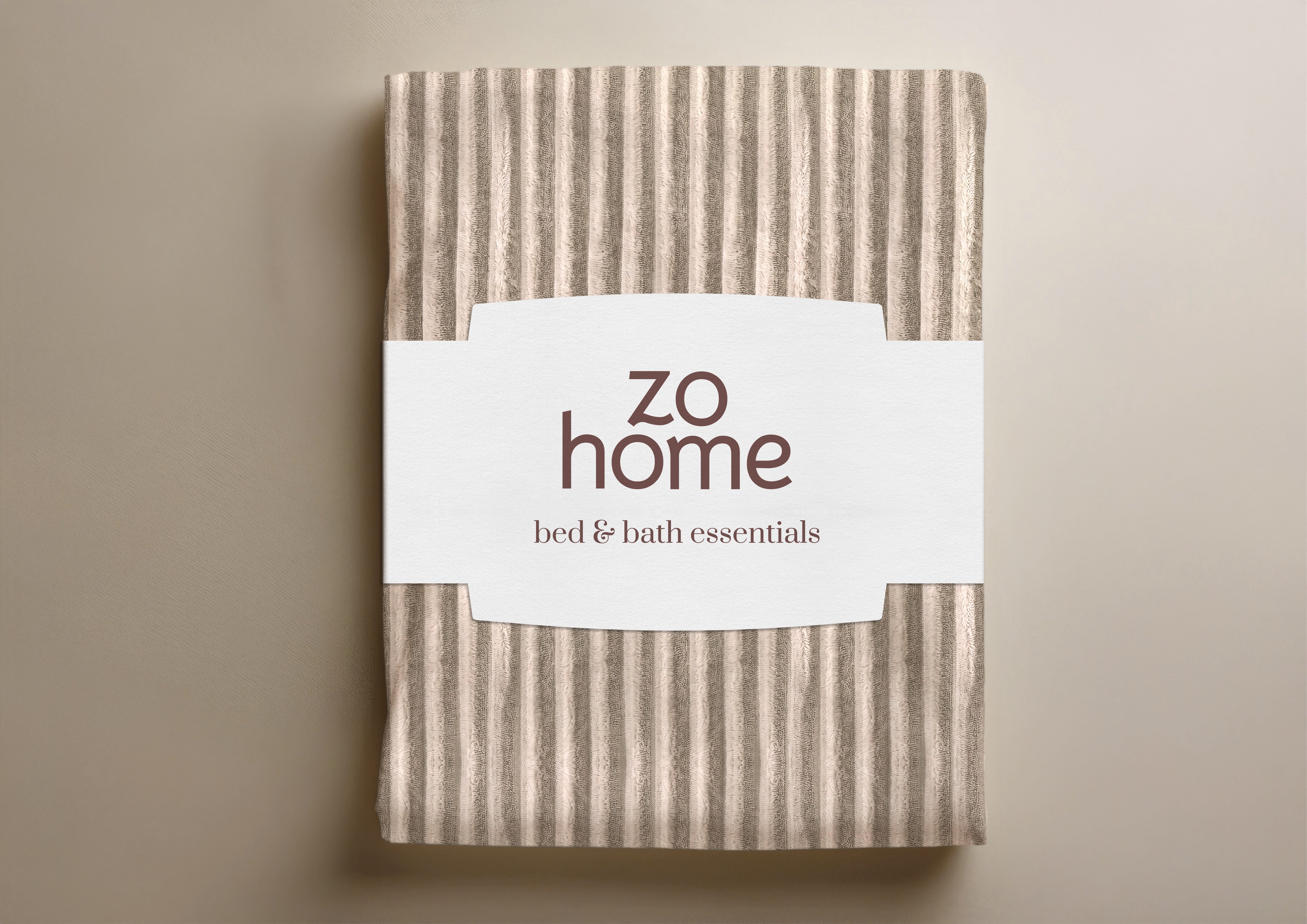 Zohome Dekbedovertrek Pile di Ribcord Forest Sand - 100% Microvezel - sfeer/detail 4