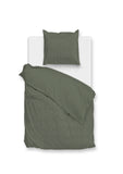 Zohome Dekbedovertrek Pile di Sherpa Army Green - 100% Microvezel - 140x200 cm