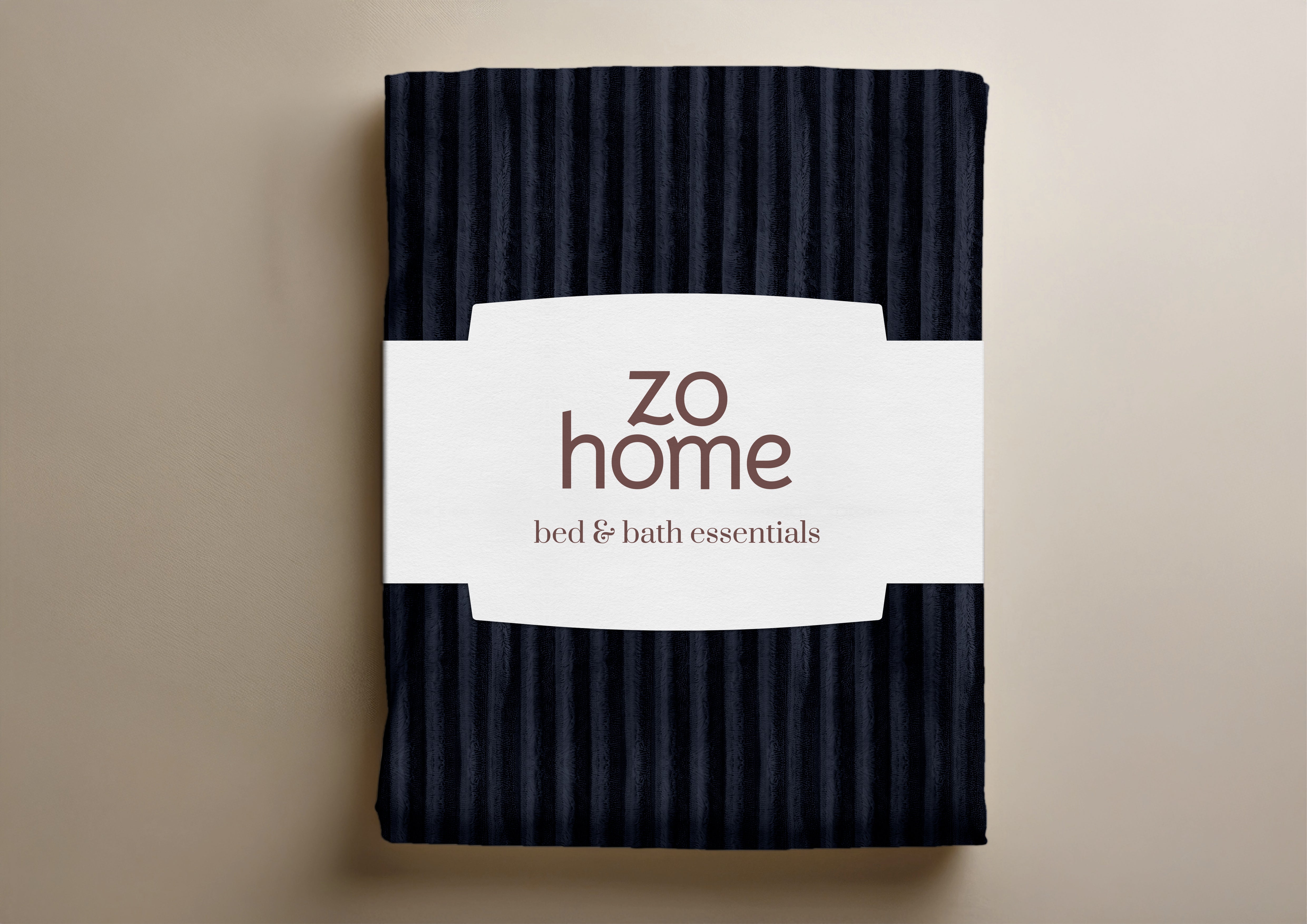 Zohome Dekbedovertrek Pile di Ribcord Navy Blue - 100% Microvezel - sfeer/detail 4