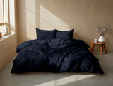 Zohome Dekbedovertrek Pile di Ribcord Navy Blue - 100% Microvezel - sfeer/detail 1