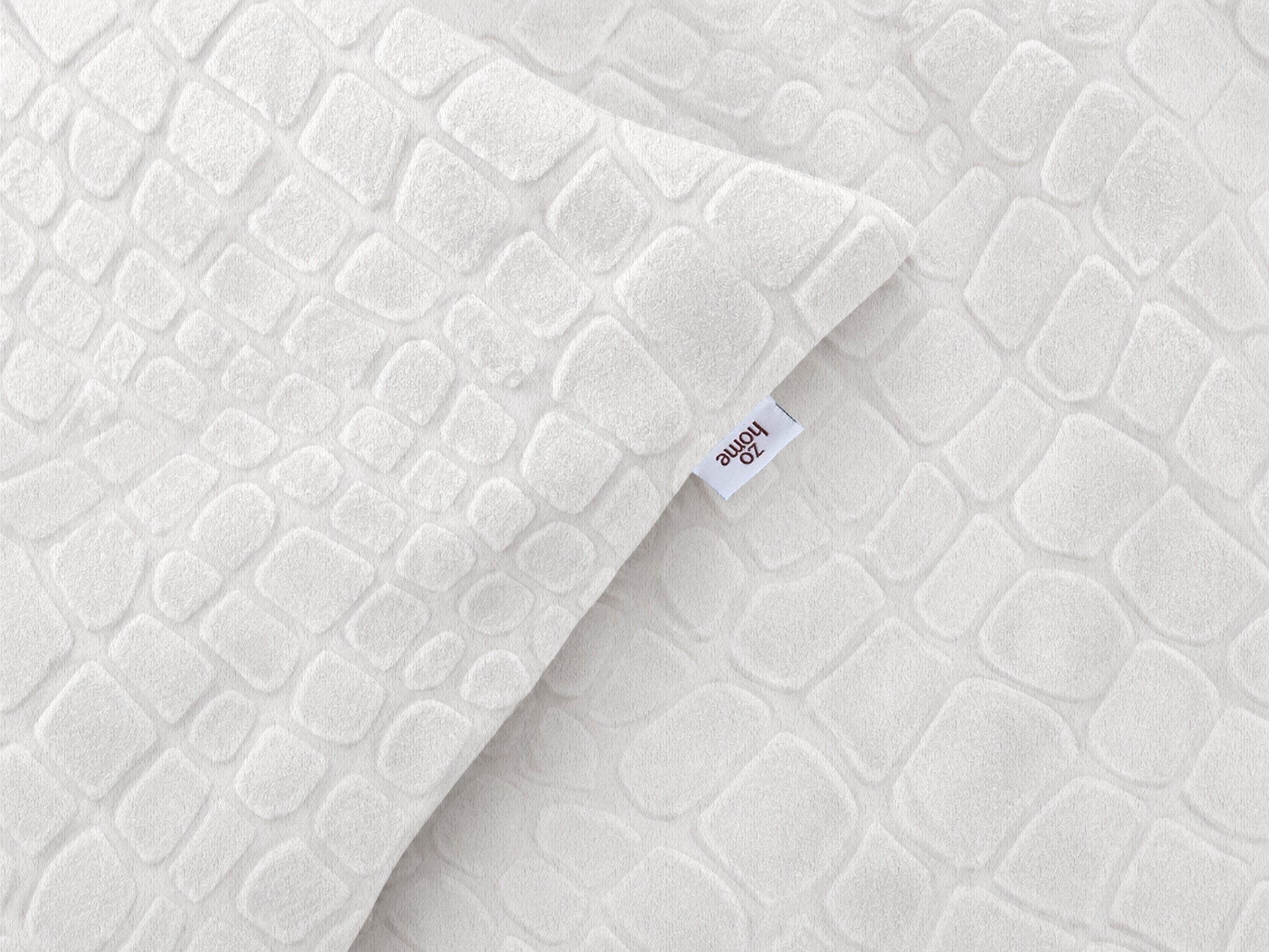 Zohome Dekbedovertrek Coccodrillo White - 100% Microvezel - 140x200 cm