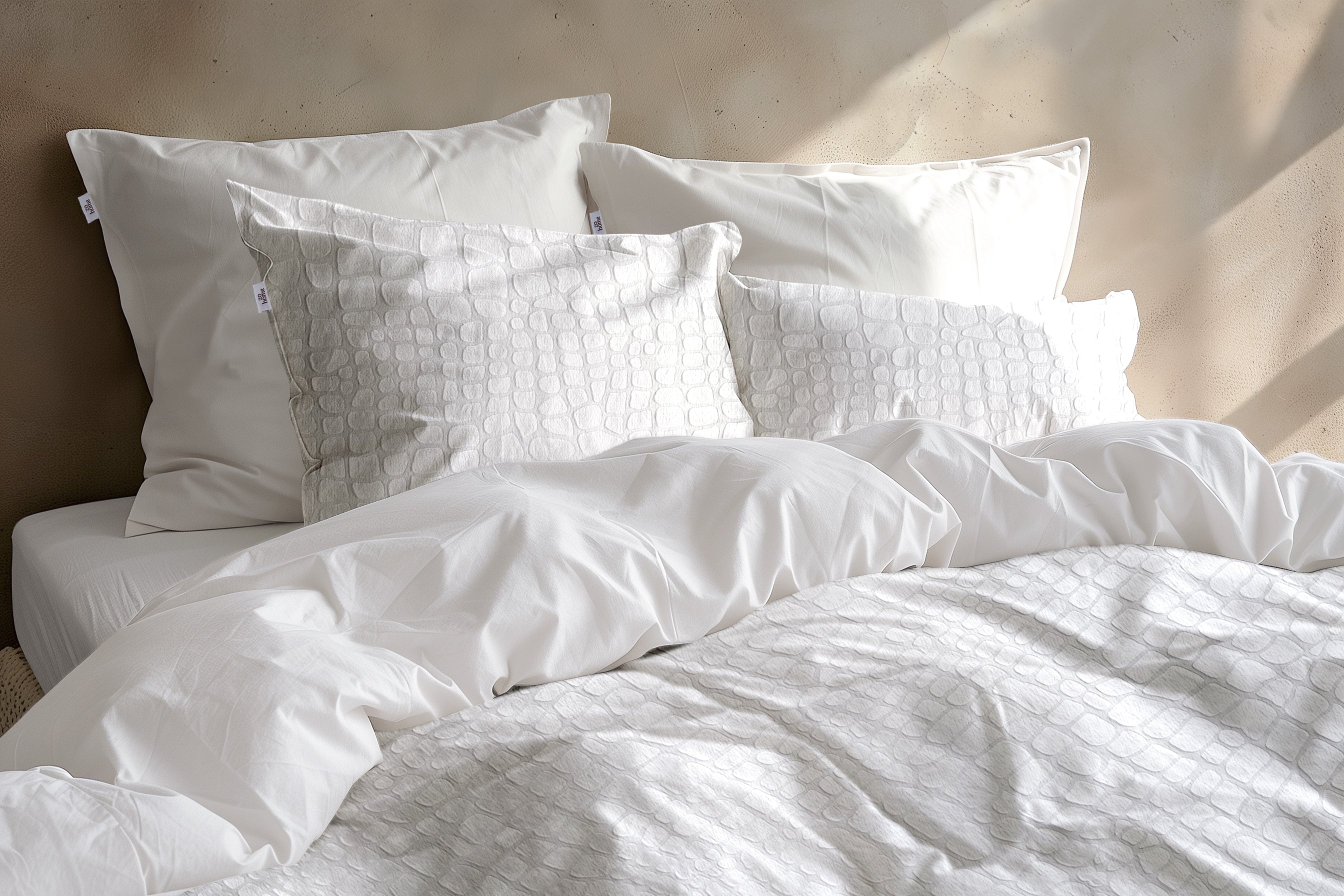 Zohome Dekbedovertrek Coccodrillo White - 100% Microvezel - 240x200-220 cm