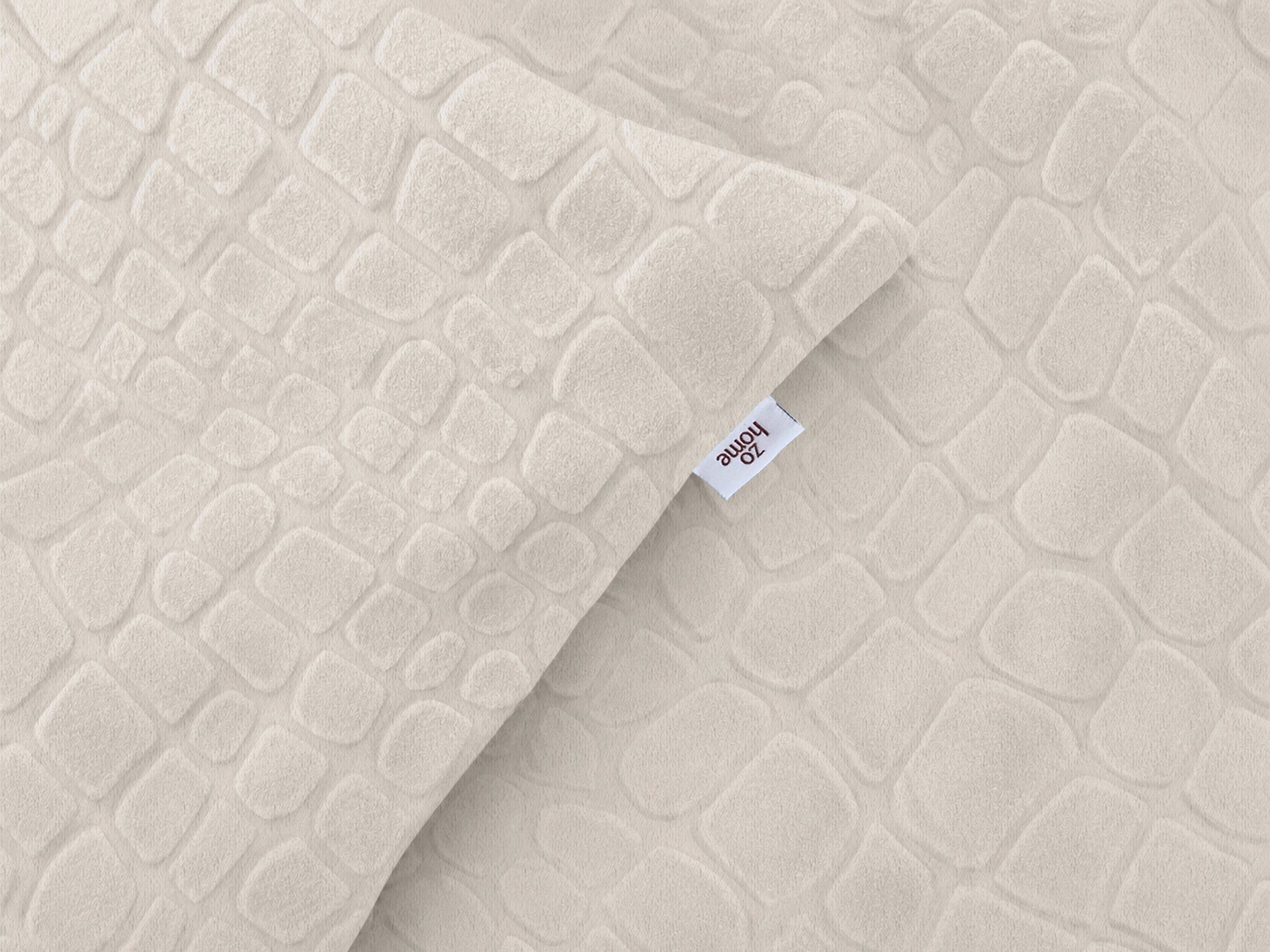Zohome Dekbedovertrek Coccodrillo Off-White - 100% Microvezel - 200x200-220 cm