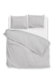 Zohome Dekbedovertrek Pile di Sherpa Dove Grey - 100% Microvezel - 240x200-220 cm