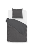 Zohome Dekbedovertrek Pile di Sherpa Classic Antracite - 100% Microvezel - 140x200 cm