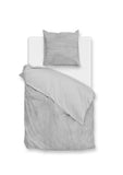 Zohome Dekbedovertrek Pile di Ribcord Dove Grey - 100% Microvezel - 140x200 cm