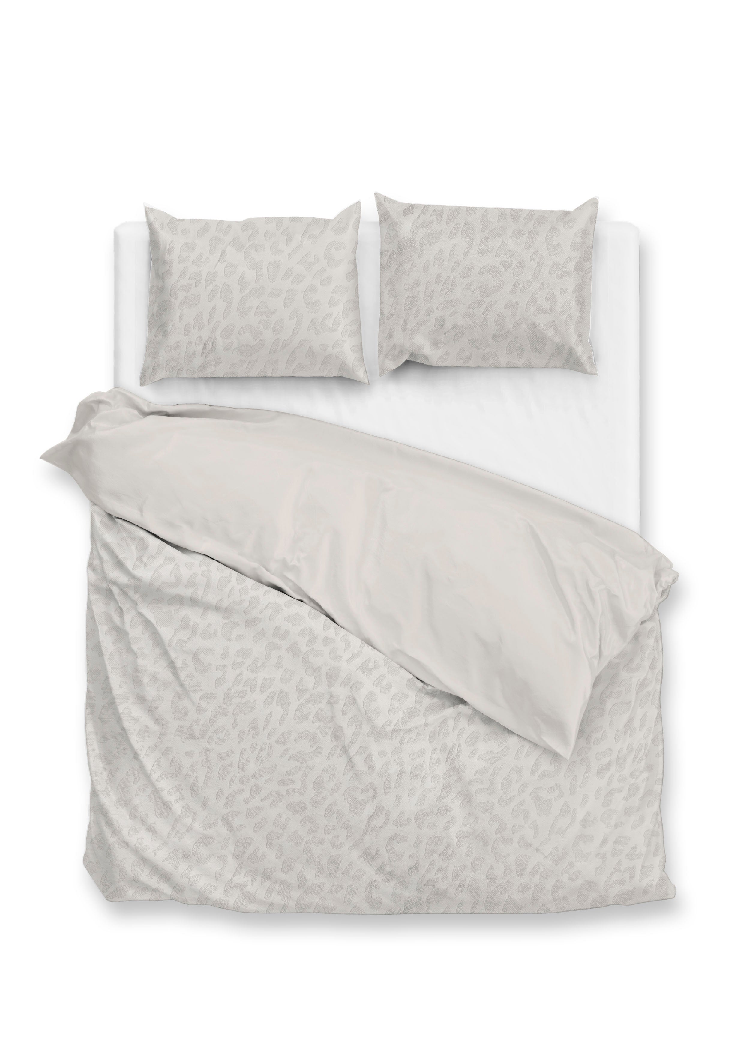 Zohome Dekbedovertrek Leopardo Off-White - 100% Microvezel - 200x200-220 cm