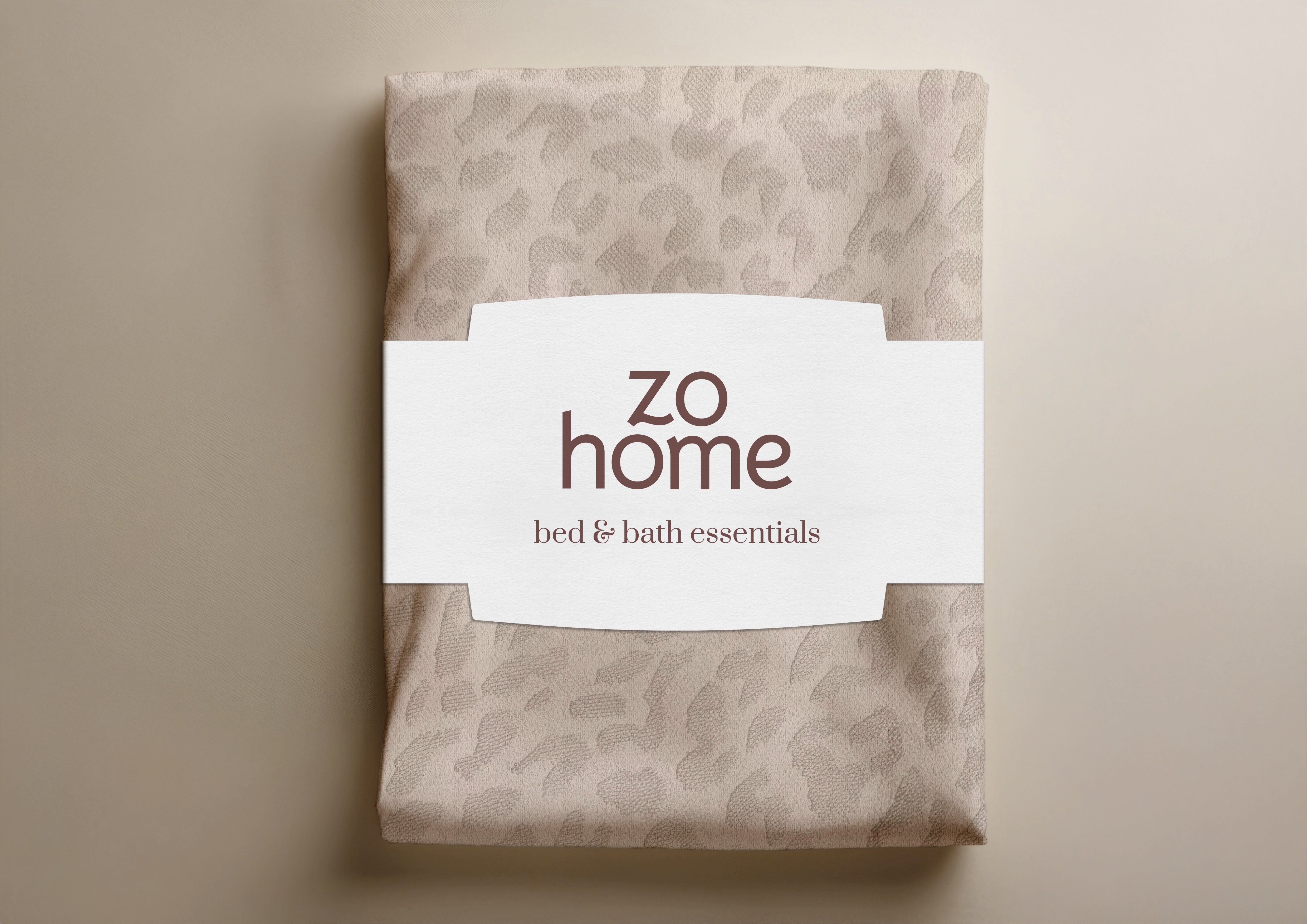 Zohome Dekbedovertrek Leopardo Forest Sand - 100% Microvezel - 140x200 cm