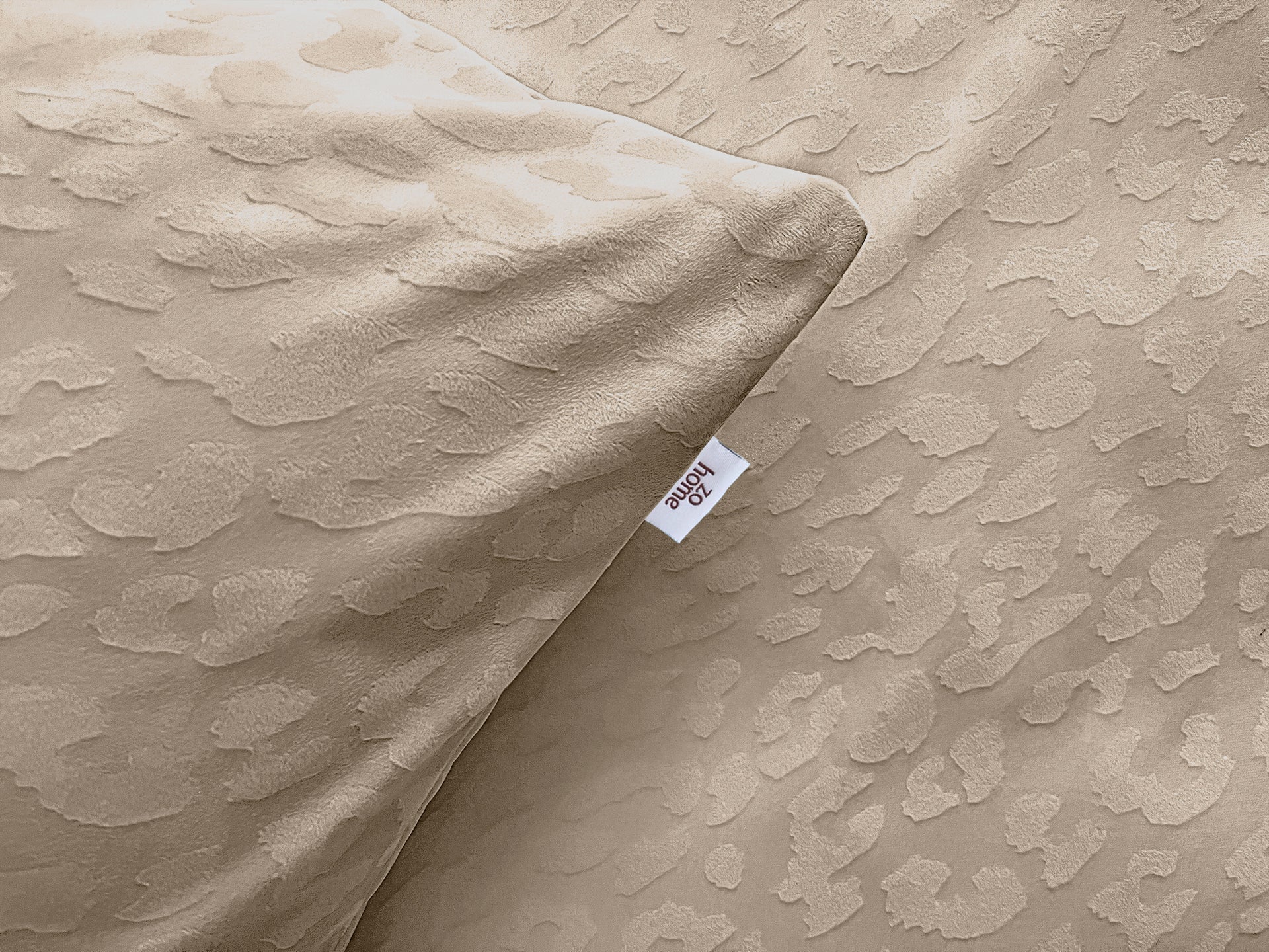 Zohome Dekbedovertrek Leopardo Forest Sand - 100% Microvezel - 240x200-220 cm