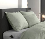 Kussensloop Lino Moss Green - 100% Katoen