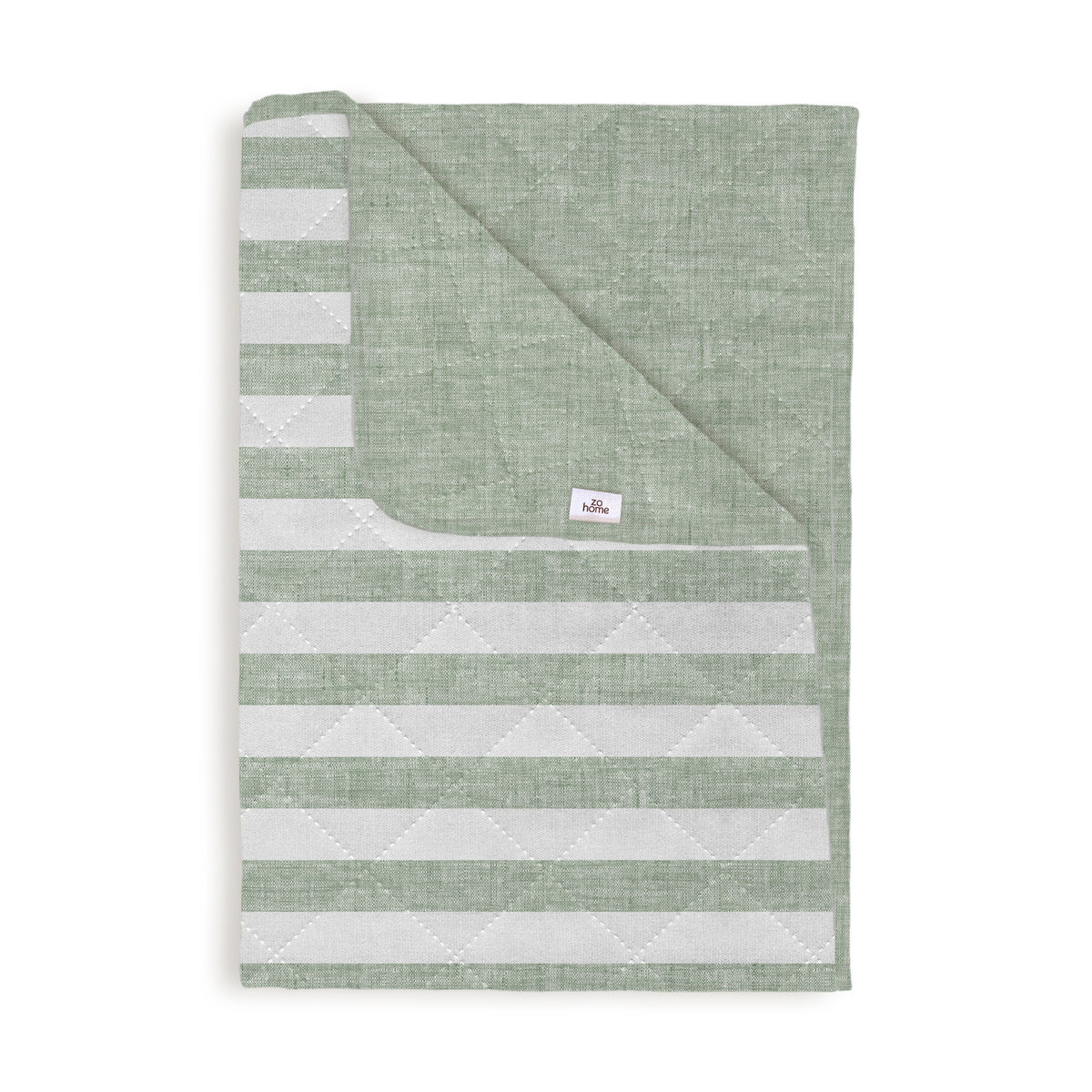 Sprei Banda di Lino Moss Green - 100% Polyester