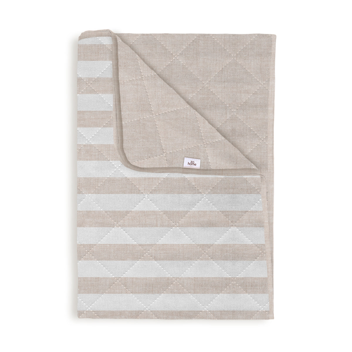 Sprei Banda di Lino Sandy Beige - 100% Polyester